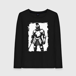 Женский лонгслив Рыцарь с мечом