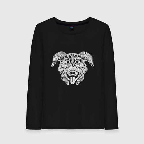 Женский лонгслив Мистер Пиклз face / Черный – фото 1