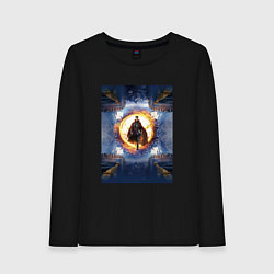 Лонгслив хлопковый женский Доктор Стрэндж, цвет: черный