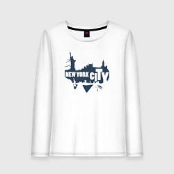 Женский лонгслив New York style