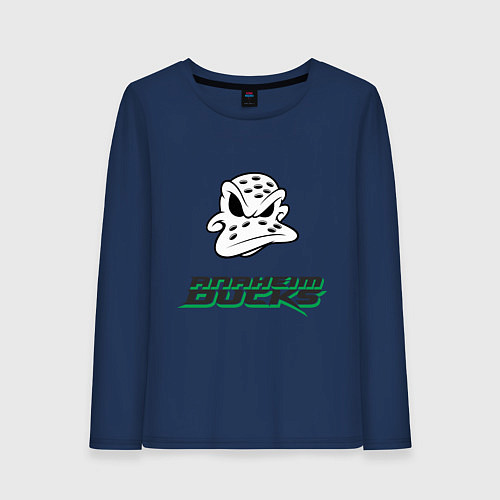 Женский лонгслив HC Anaheim Ducks Art / Тёмно-синий – фото 1