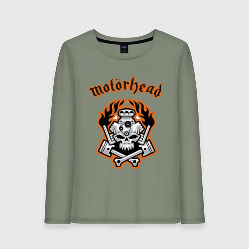 Женский лонгслив Motorhead / Авокадо – фото 1