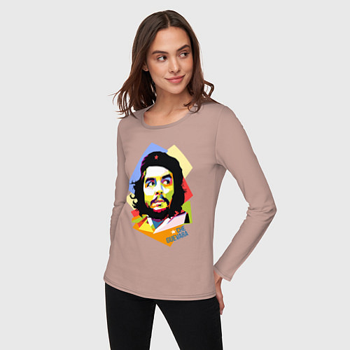 Женский лонгслив Che Guevara Art / Пыльно-розовый – фото 3