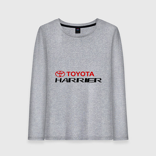 Женский лонгслив Toyota Harrier / Меланж – фото 1
