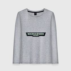 Лонгслив хлопковый женский Warhammer 40 000, цвет: меланж