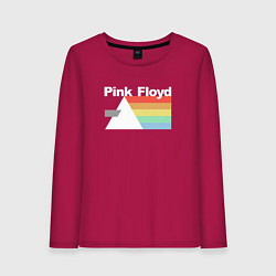 Лонгслив хлопковый женский Pink Floyd, цвет: маджента