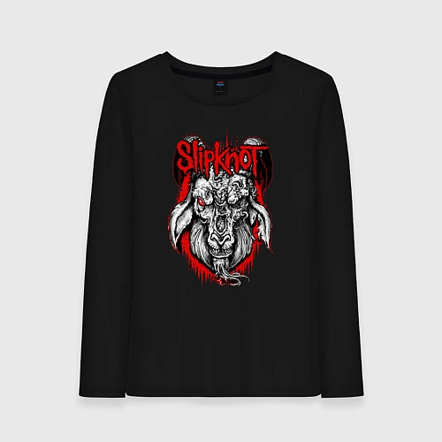 Женский лонгслив Slipknot Goat / Черный – фото 1