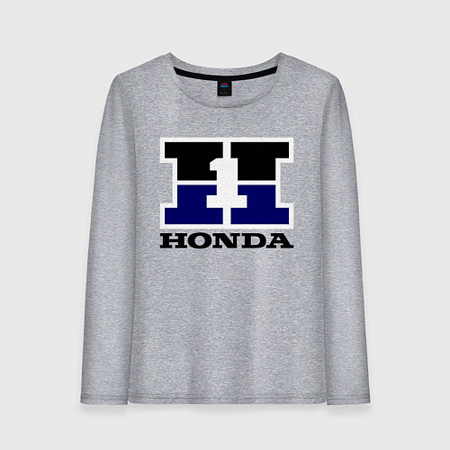 Женский лонгслив Honda / Меланж – фото 1