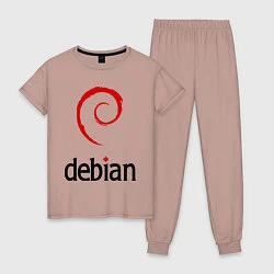 Женская пижама Debian