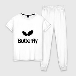 Женская пижама Butterfly Logo