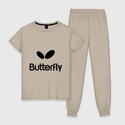 Женская пижама Butterfly Logo