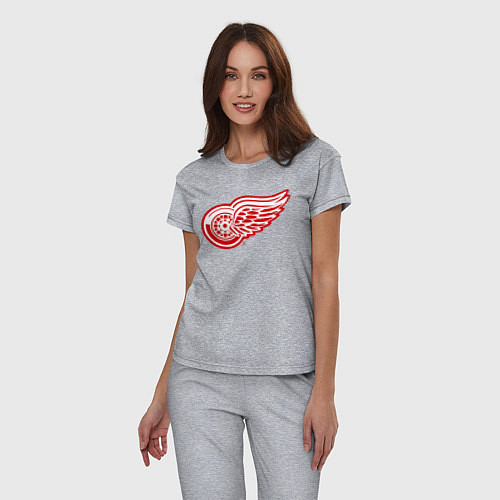 Женская пижама Detroit Red Wings / Меланж – фото 3