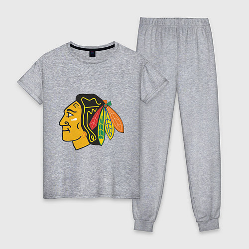 Женская пижама Chicago Blackhawks: Kane / Меланж – фото 1