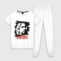 Женская пижама Nirvana: Kurt Cobain