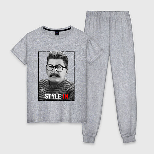 Женская пижама Stalin: Style in / Меланж – фото 1