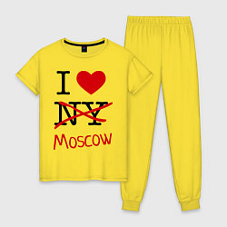 Женская пижама I love Moscow