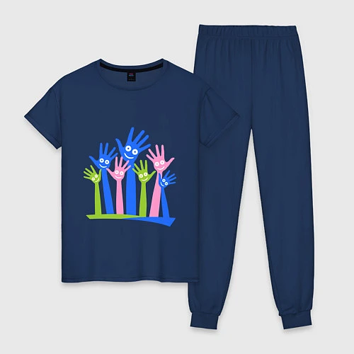 Женская пижама Hands Up / Тёмно-синий – фото 1