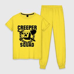 Женская пижама Creeper Squad