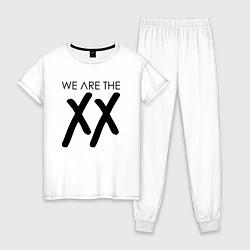 Пижама хлопковая женская We are the XX, цвет: белый