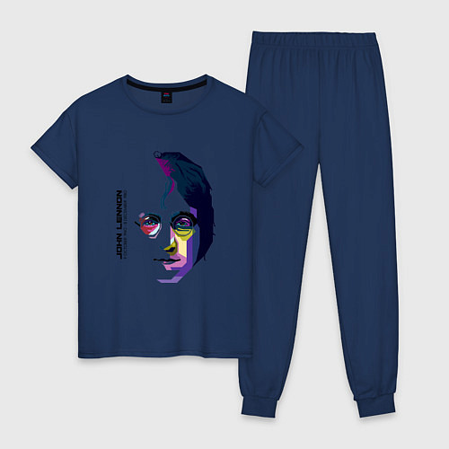 Женская пижама John Lennon: Techno / Тёмно-синий – фото 1