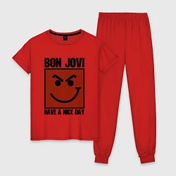 Женская пижама Bon Jovi: Have a nice day