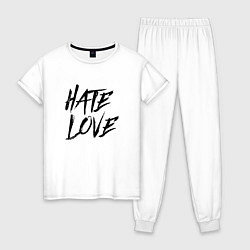 Женская пижама FACE Hate Love