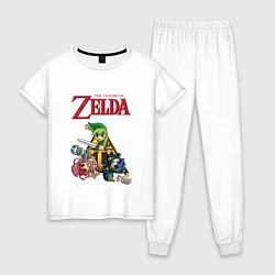 Женская пижама Zelda: Tri force heroes