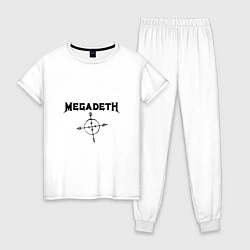 Женская пижама Megadeth Compass