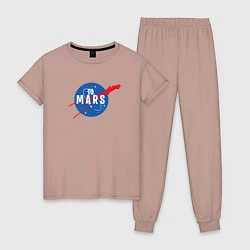 Женская пижама Elon Musk: To Mars