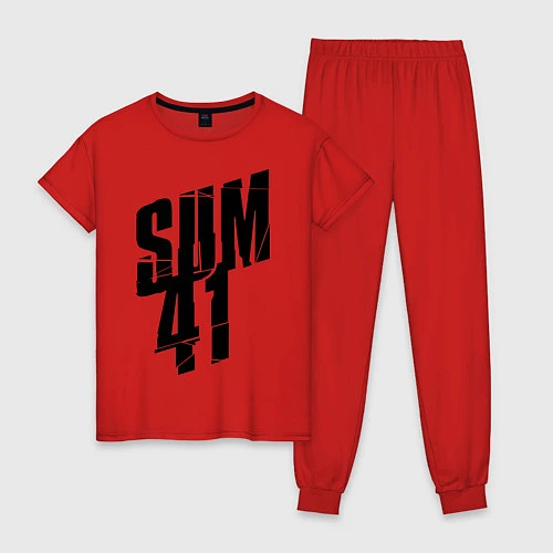 Женская пижама Sum Forty One / Красный – фото 1