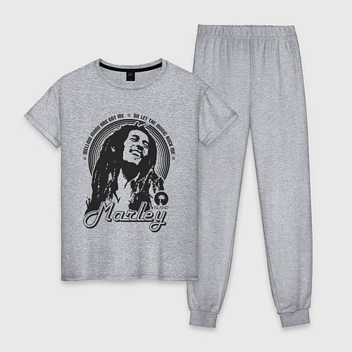 Женская пижама Bob Marley: Island / Меланж – фото 1