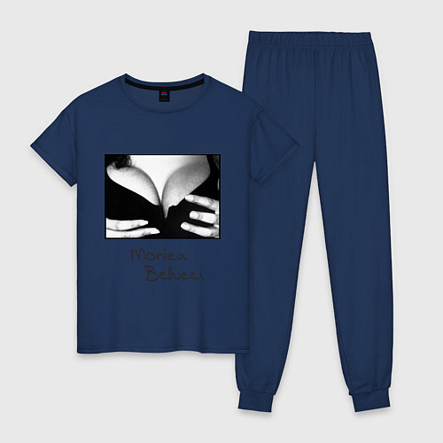 Женская пижама Monica Bellucci: Breast / Тёмно-синий – фото 1