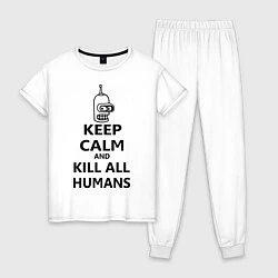 Женская пижама Keep Calm & Kill All Humans