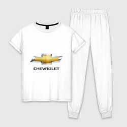 Женская пижама Chevrolet логотип