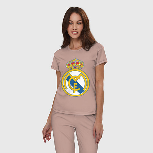 Женская пижама Real Madrid FC / Пыльно-розовый – фото 3