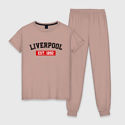 Женская пижама FC Liverpool Est. 1892