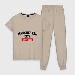 Женская пижама FC Manchester City Est. 1880