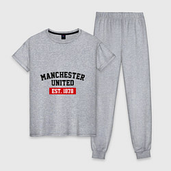 Женская пижама FC Manchester United Est. 1878