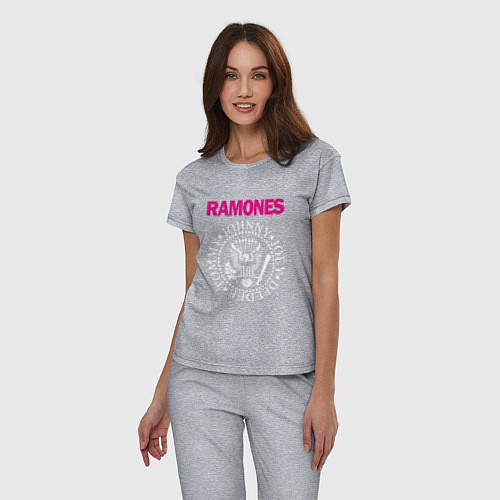 Женская пижама Ramones Boyband / Меланж – фото 3