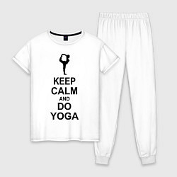 Женская пижама Keep Calm & Do Yoga