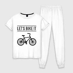 Женская пижама Lets bike it