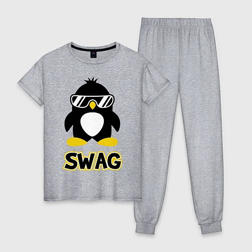 Женская пижама SWAG Penguin / Меланж – фото 1