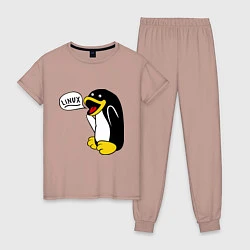 Женская пижама Пингвин: Linux
