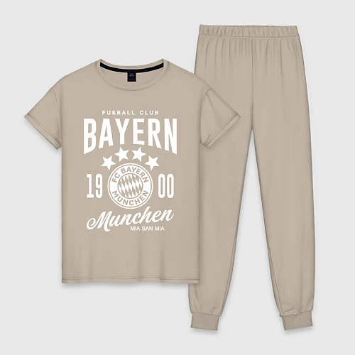 Женская пижама Bayern Munchen 1900 / Миндальный – фото 1
