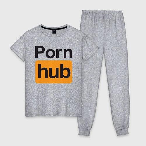 Женская пижама PornHub / Меланж – фото 1