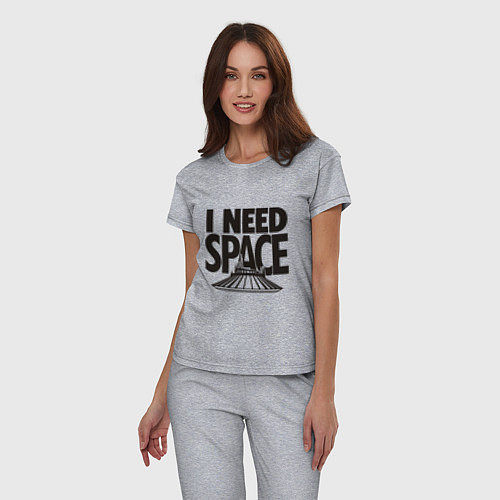 Женская пижама I Need Space / Меланж – фото 3