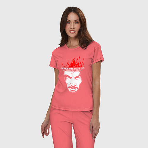 Женская пижама SAMURAI KEANU REEVES / Коралловый – фото 3