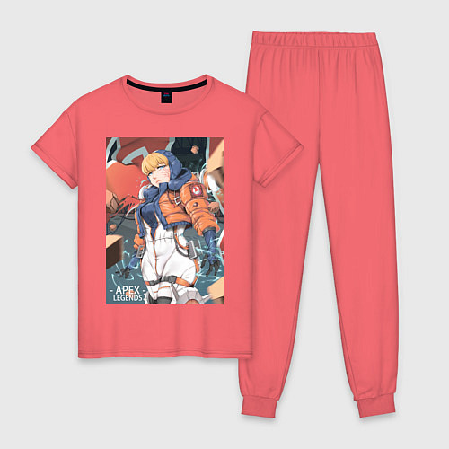 Женская пижама Apex Legends Wattson / Коралловый – фото 1