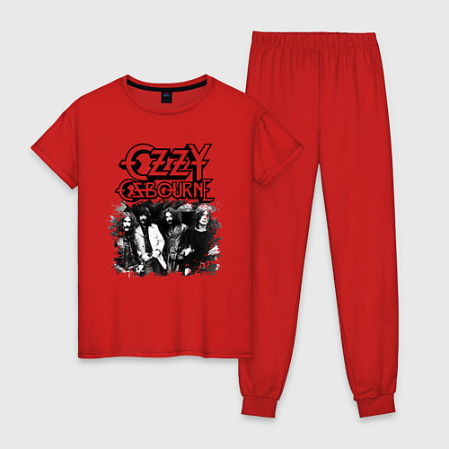 Женская пижама Ozzy Osbourne / Красный – фото 1