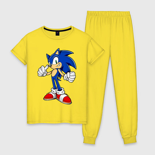 Женская пижама Sonic / Желтый – фото 1